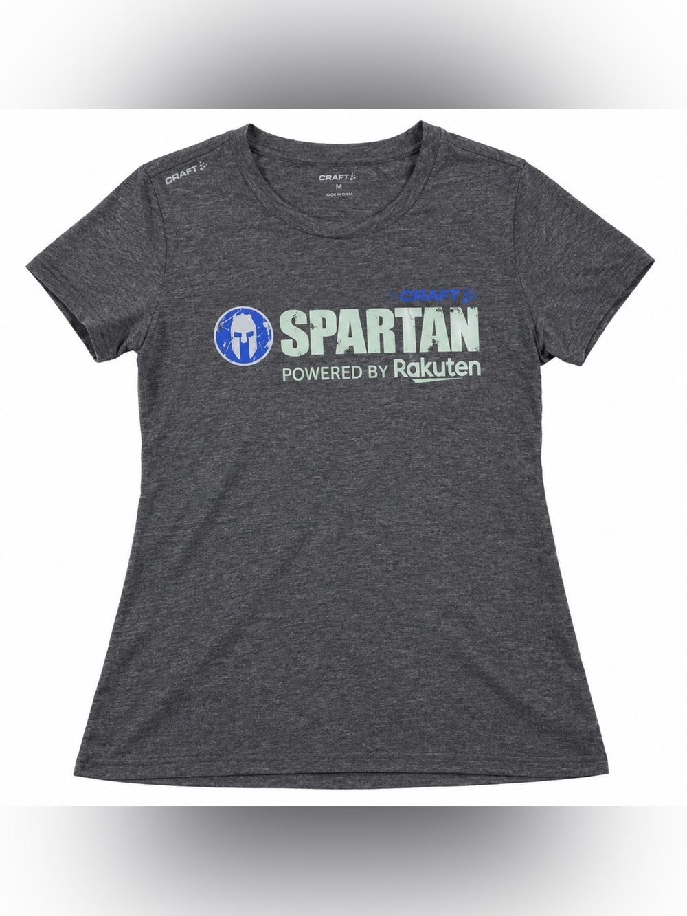 Craft Rakuten Heather Gray Spartan Race Tee